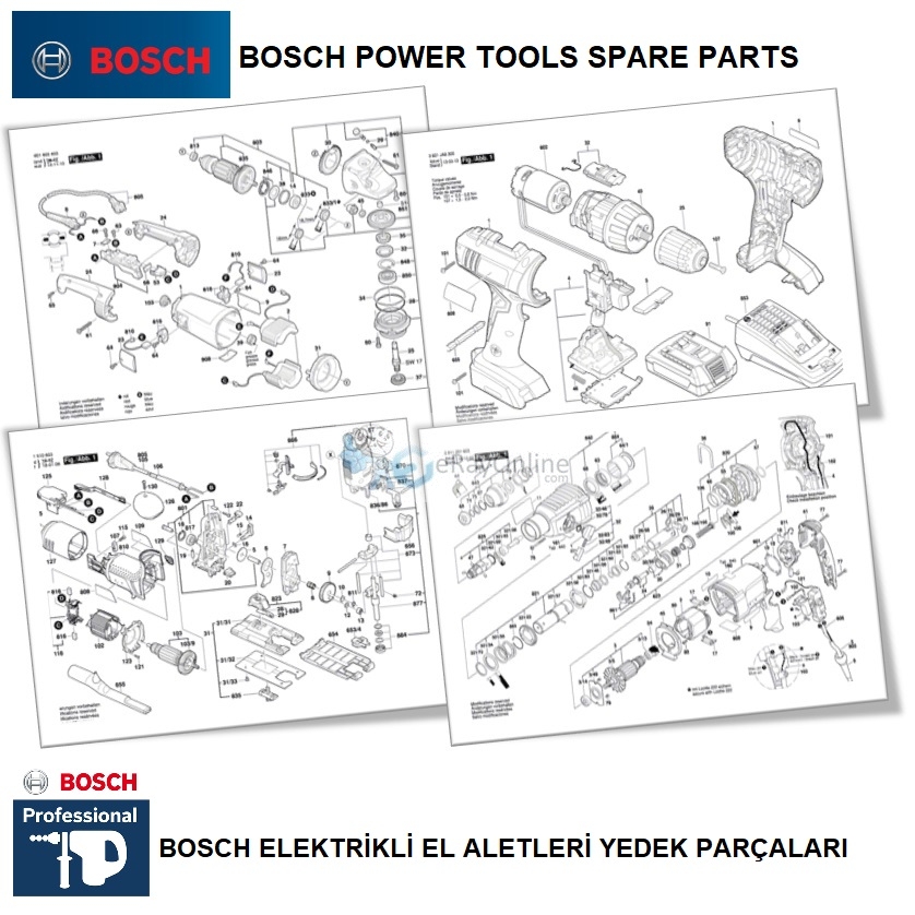 Bosch%201619X09267%20Motor%20Housing%20Motor%20Gövdesi