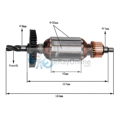 GBH%202-20%20RE%20Kırıcı%20Delici%20Endüvi%20Rotor