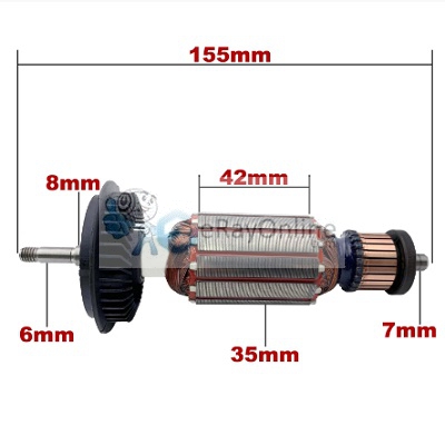 GWS%208-125%20Taşlama%20Endüvi%20Rotor